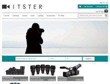 Tablet Screenshot of kitster.com
